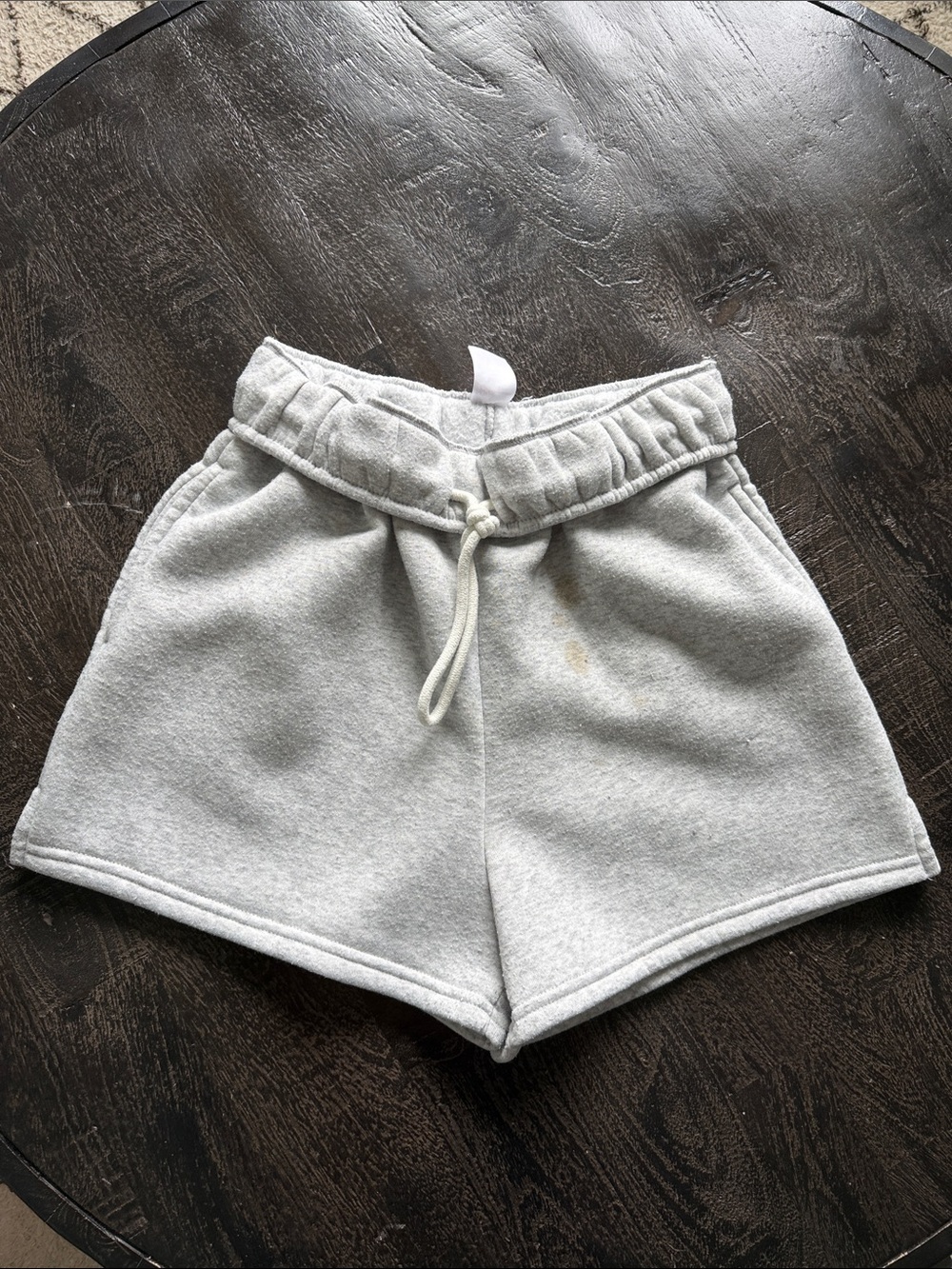 NOBO Light Gray High-Waist Casual Shorts
